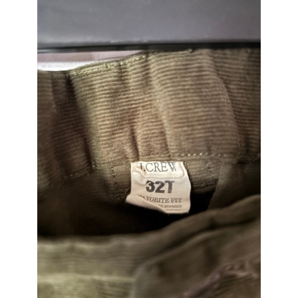 J Crew Olive Green Corduroy Stretch Boot Cut Pant… - image 3